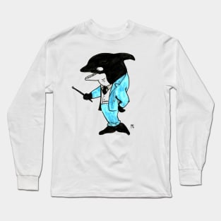 Killer Whale Lecturer Long Sleeve T-Shirt